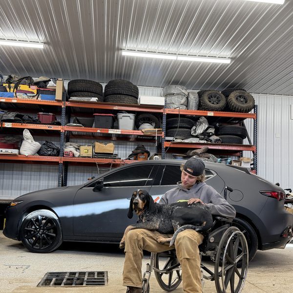 Blaine with Tater Tot