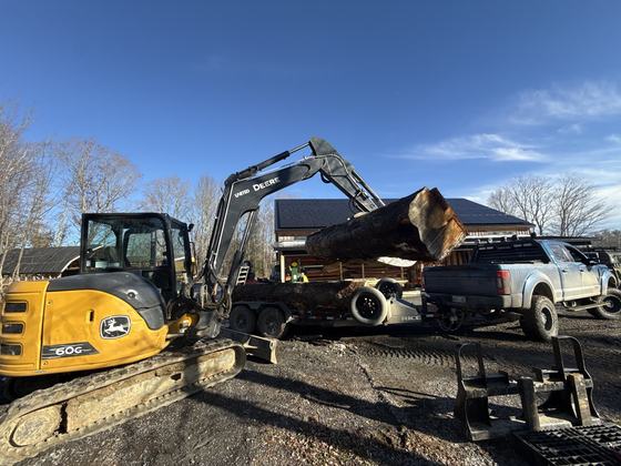 Photo gallery — a land-clearing job