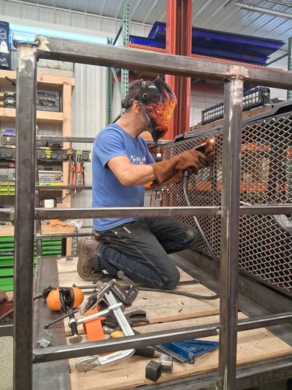 Photo gallery — fabrication work in our shop